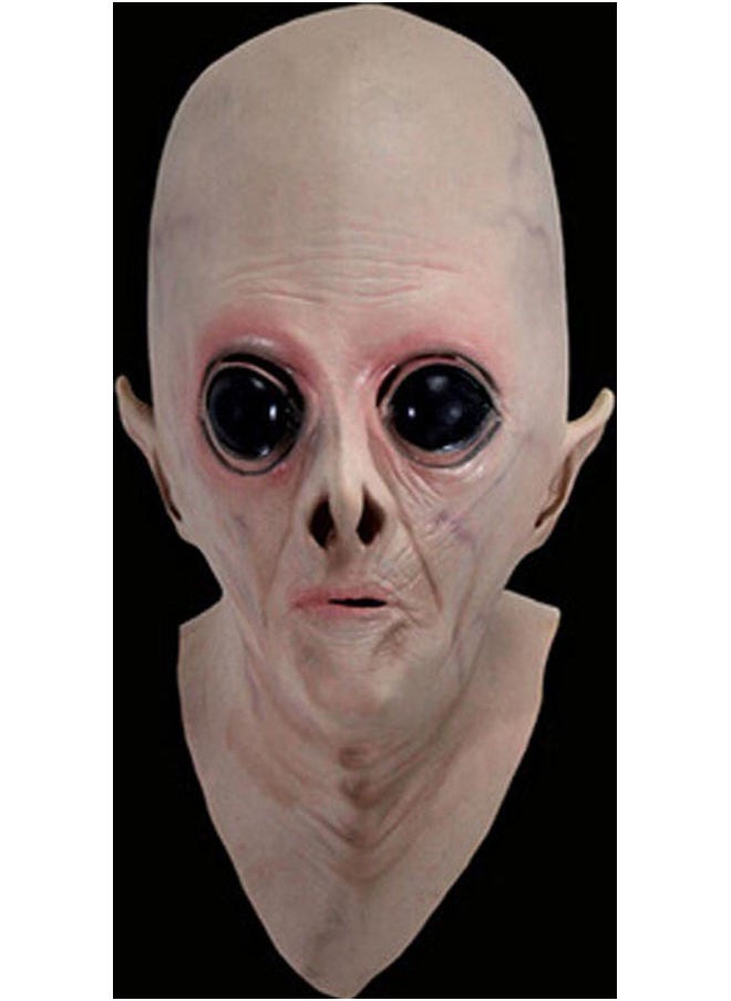 Realistic UFO Alien Mask Beige 25.0x20.0x3.0mm