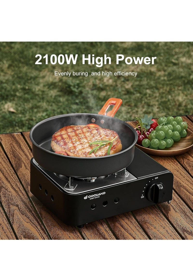 2100W Small Portable Camping Stove | New Design Mini Lightweight Stove for Outdoor Hiking, Picnics, and Camping | Butane Gas Stove