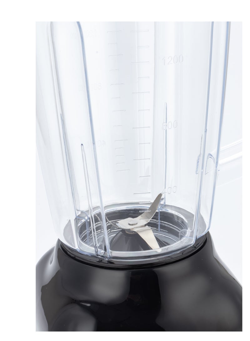 Blender, Complete With a 1.5L Jar And The Convenience Of 2-Speed Settings. In addition, it comes equipped with a 0.6L dry miller jar 1.5 L 400 W BL1542 Black