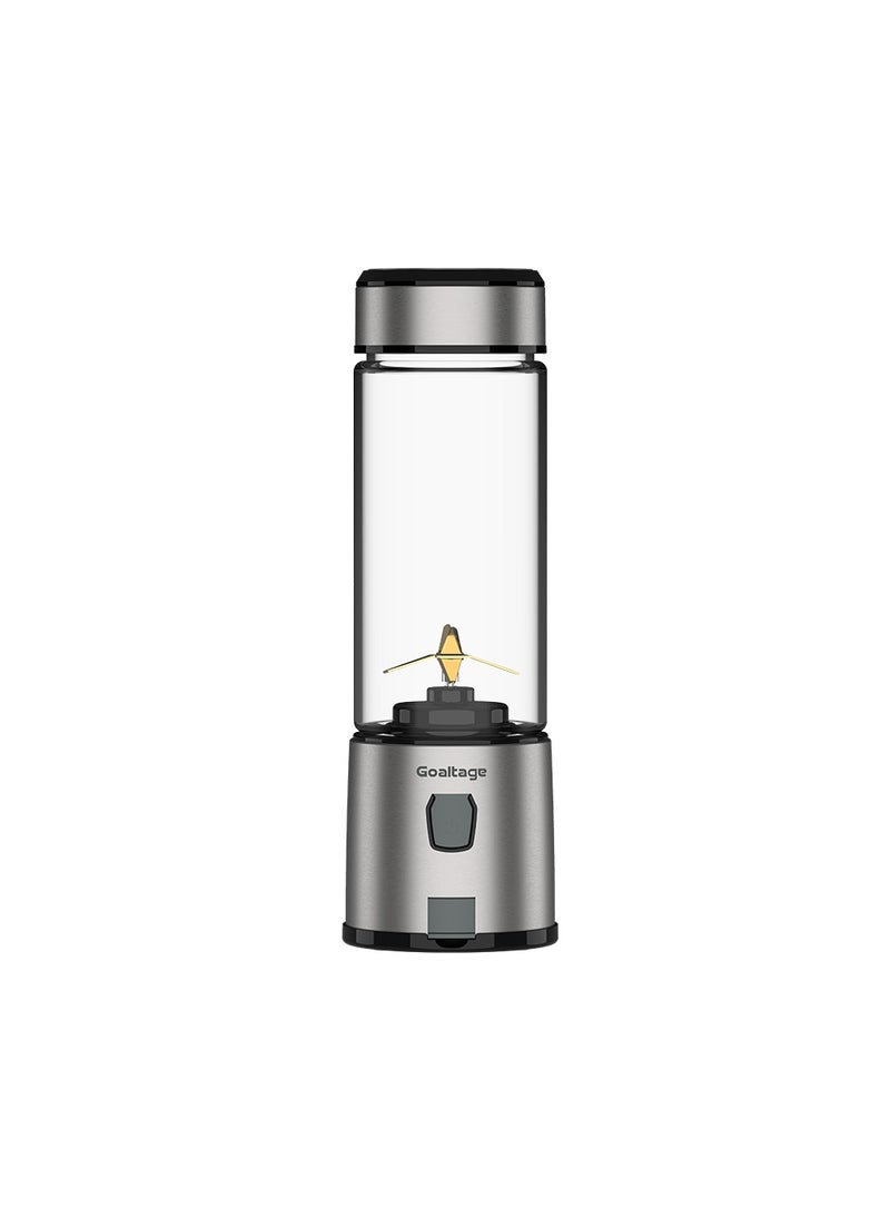 BLND01 BlendMaster Portable Blender with Powerful Ice-Crushing Blades, Rechargeable Battery, Shock Resistant Glass, and Self-Cleaning Functionality