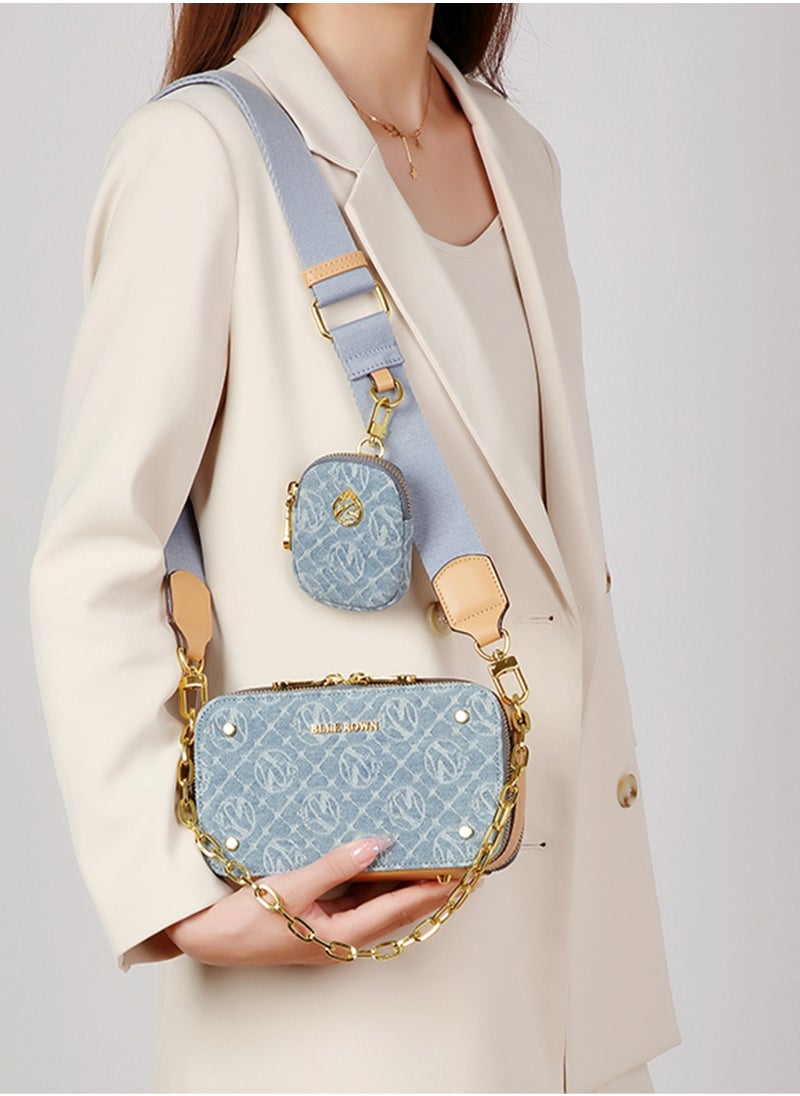 New Arrival Women's Luxury Handbags 2pcs Bag Set With Coin Purse Free Elegant Ladies Crossbody Bag Shoulder Bag Gifts For Women