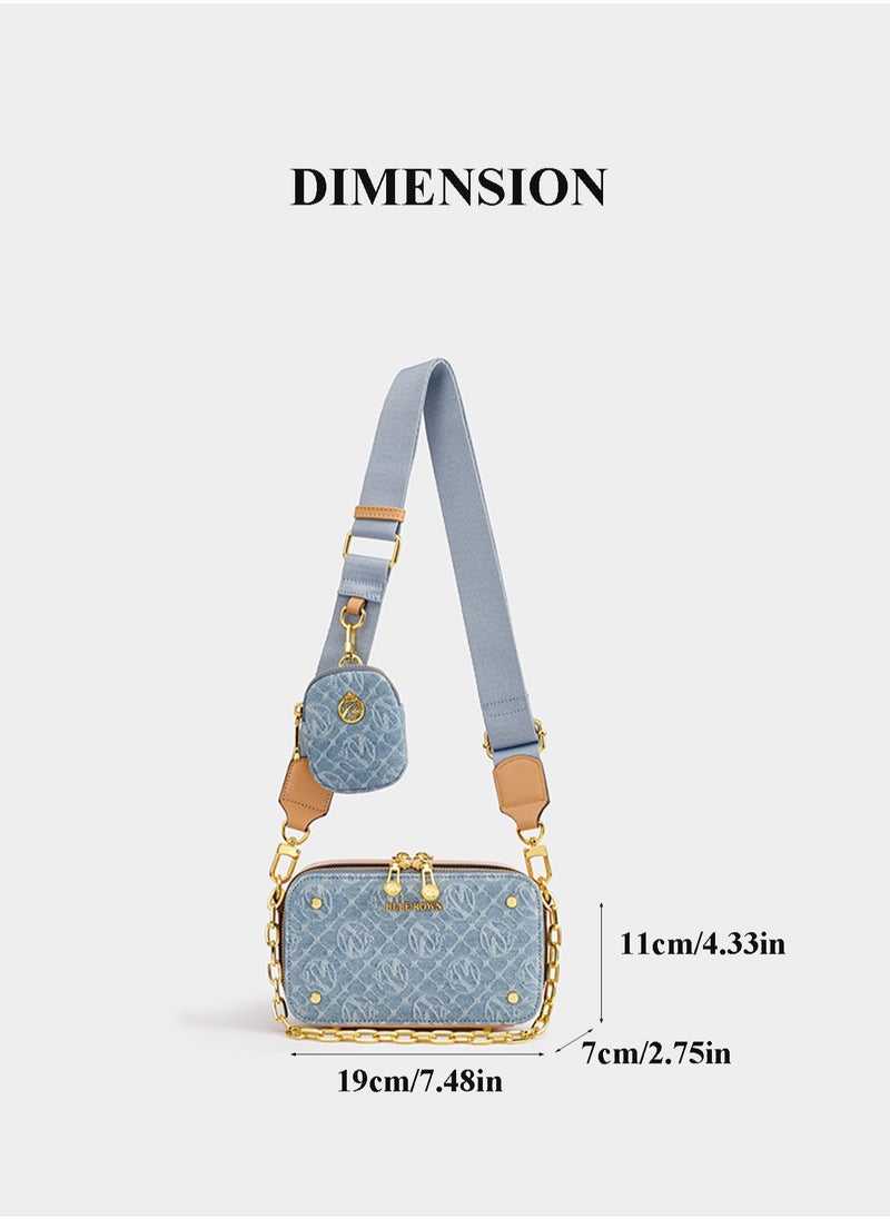 New Arrival Women's Luxury Handbags 2pcs Bag Set With Coin Purse Free Elegant Ladies Crossbody Bag Shoulder Bag Gifts For Women