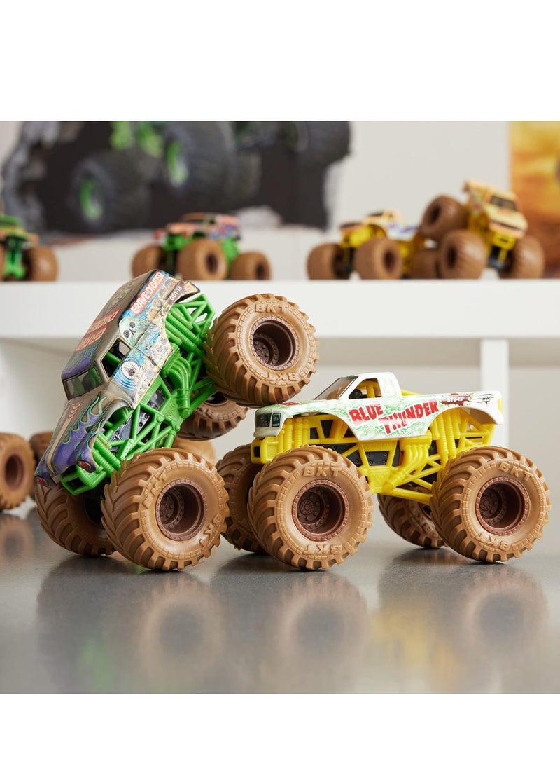 Monster Jam 1:64 Mystery Mudders 2-Pack - Assorted, Styles May Vary