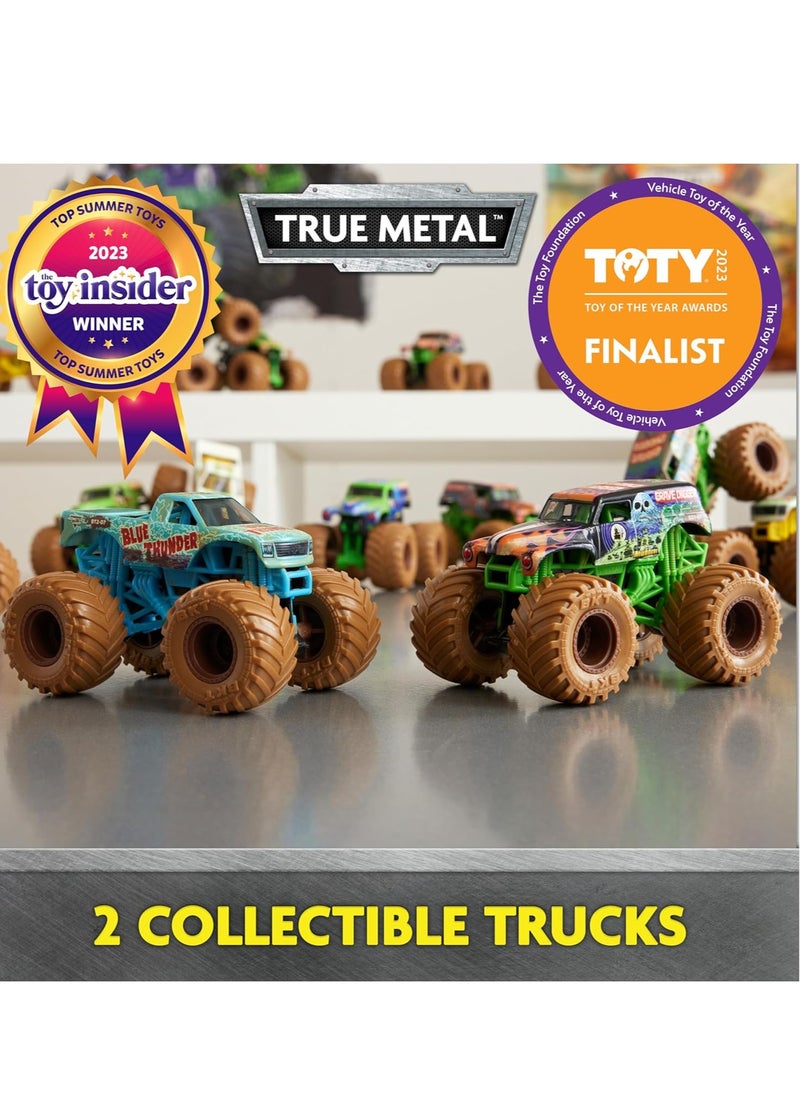 Monster Jam 1:64 Mystery Mudders 2-Pack - Assorted, Styles May Vary