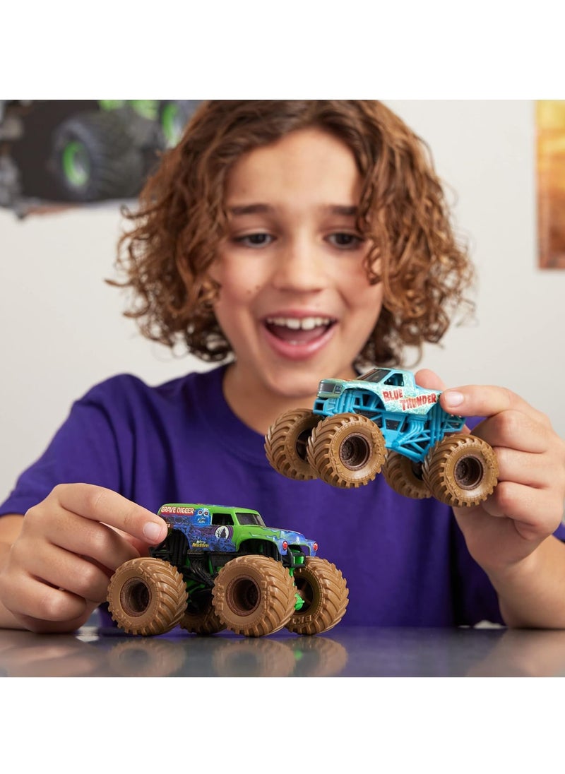 Monster Jam 1:64 Mystery Mudders 2-Pack - Assorted, Styles May Vary