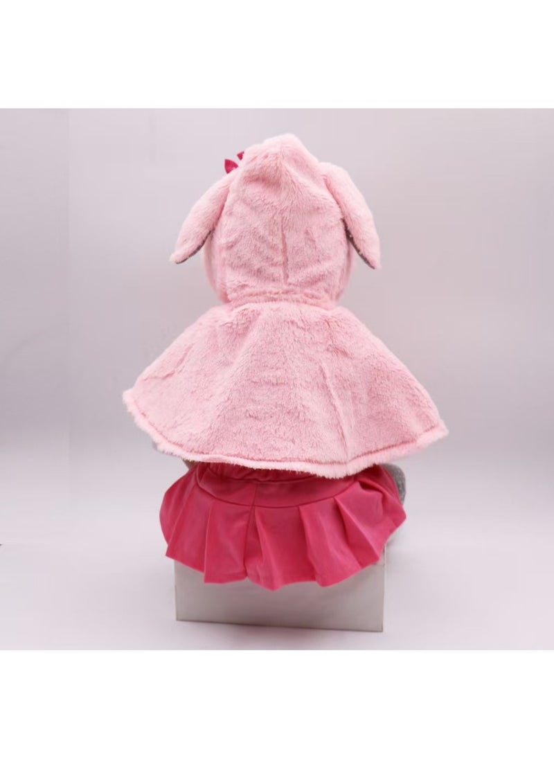 Baby doll and plush toy eye color selection, pacifier and bottle