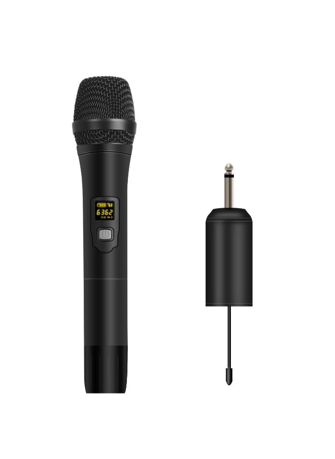 Wireless UHF Dynamic Handheld Microphone – Metal Mic with Excellent Sound Quality for Karaoke, Parties, and Amplifiers