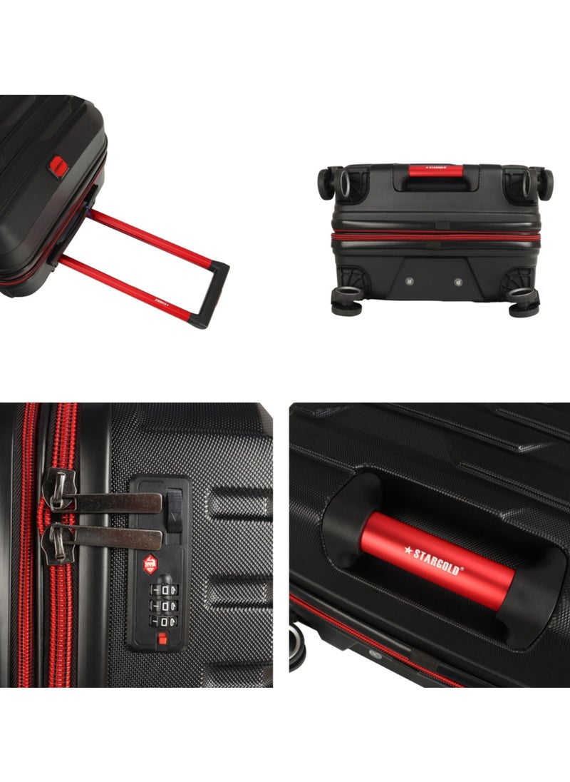 Single Premium Hard Shell Luggage Set, TSA Lock Travel Suitcase, Lightweight, Expandable and Durable 360° Spinner Wheels 24 Inches