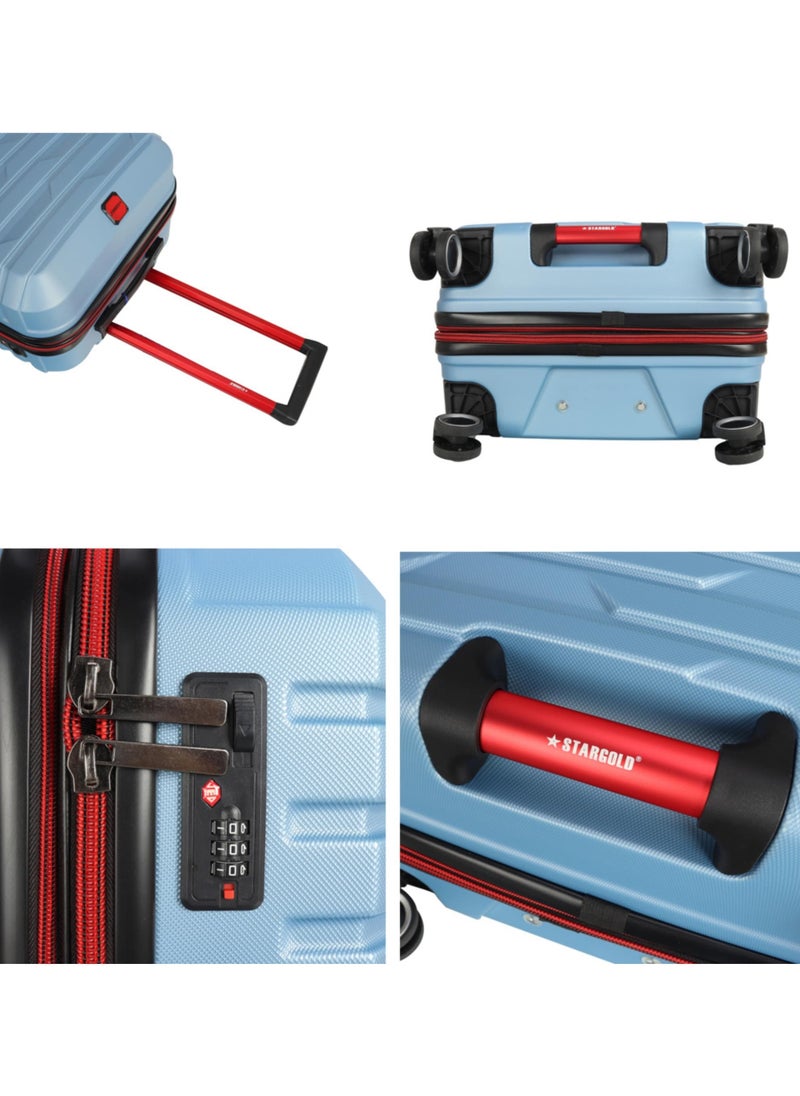 Single Premium Hard Shell Luggage Set, TSA Lock Travel Suitcase, Lightweight, Expandable and Durable 360° Spinner Wheels 24 Inches