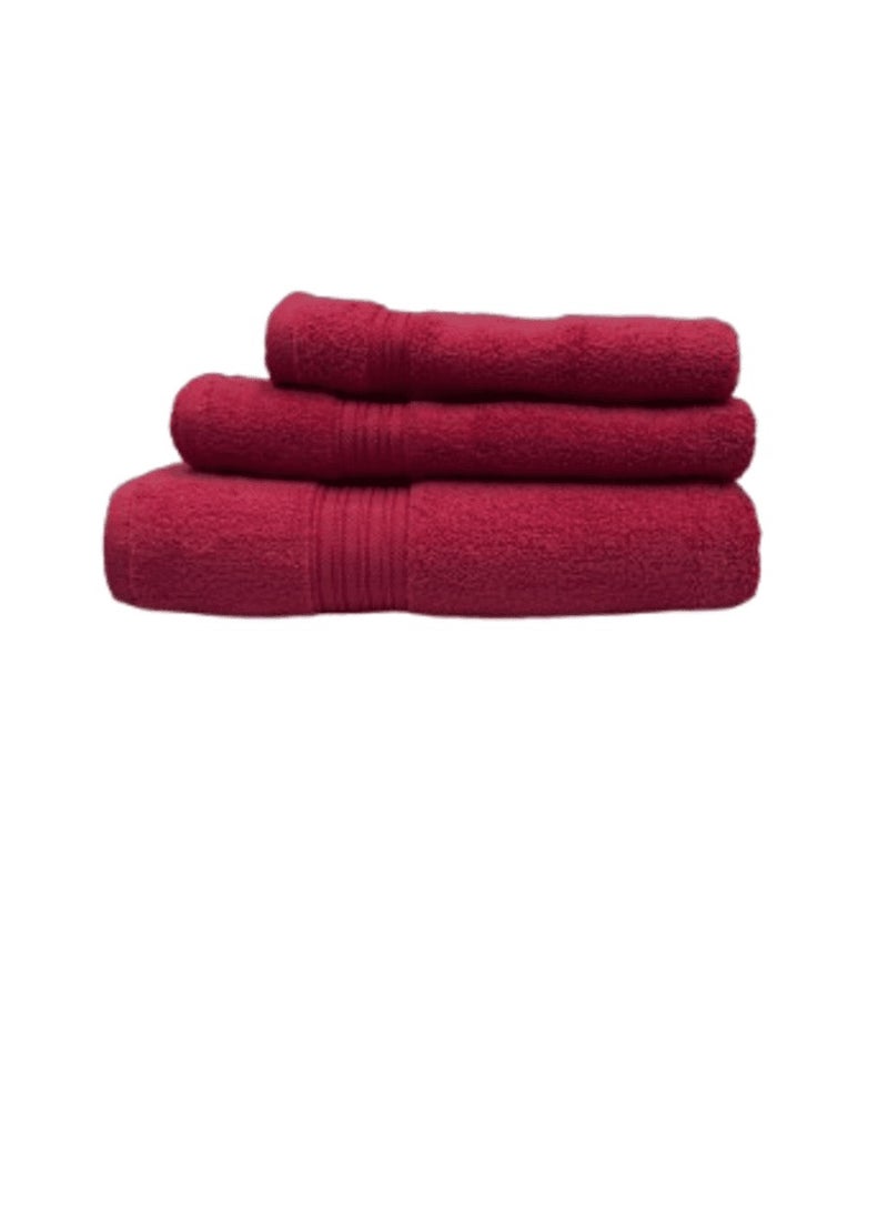 3-Piece Premium Cotton Towel Set 1 Face Washcloth, 1 Hand Towel, 1 Bath Towel, Quick Dry, Breathable & Highly Absorbent Towels, Ultra Soft Towels Ideal for Daily Use