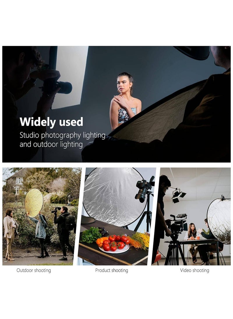 Neewer 5-in-1 Collapsible Multi-Disc Light Reflector (43