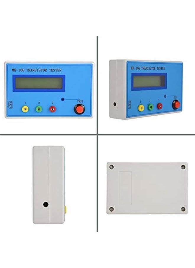 Transistor Tester, MK-168 8MHz External Crystal Multifunction High Accuracy Diode Triode Capacitance Tester RLC NPN PNP MOS Meter with Automatically Detect