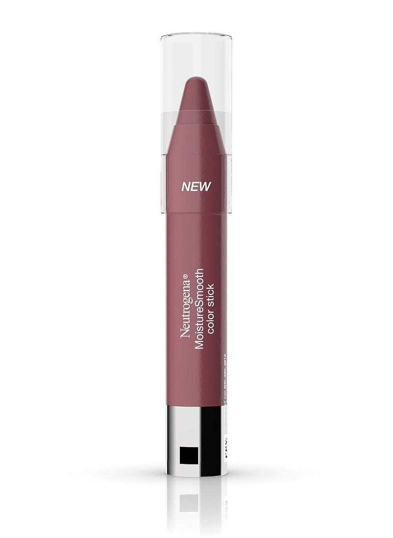 Neutrogena Moisturesmooth Color Lipstick, 70 Plum Perfect, .011 Oz.