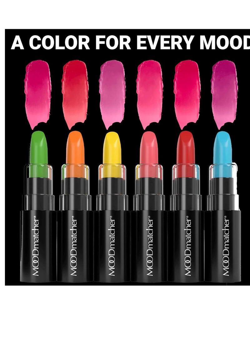 MOODmatcher Original Color Changing Lipstick – 12 Hours Long-Lasting, Moisturizing, Smudge-Proof, Glamorous Personalized Color, Premium Quality – Made in USA (Green)