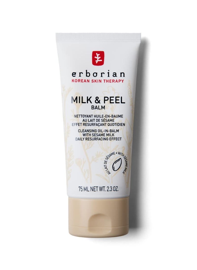 Erborian Erborian - Milk & Peel Balm - 2-In-1 Make-Up Remover and Face Cleansing Balm - Korean Skin Care - 2,3 oz, 2.3 fl. oz.