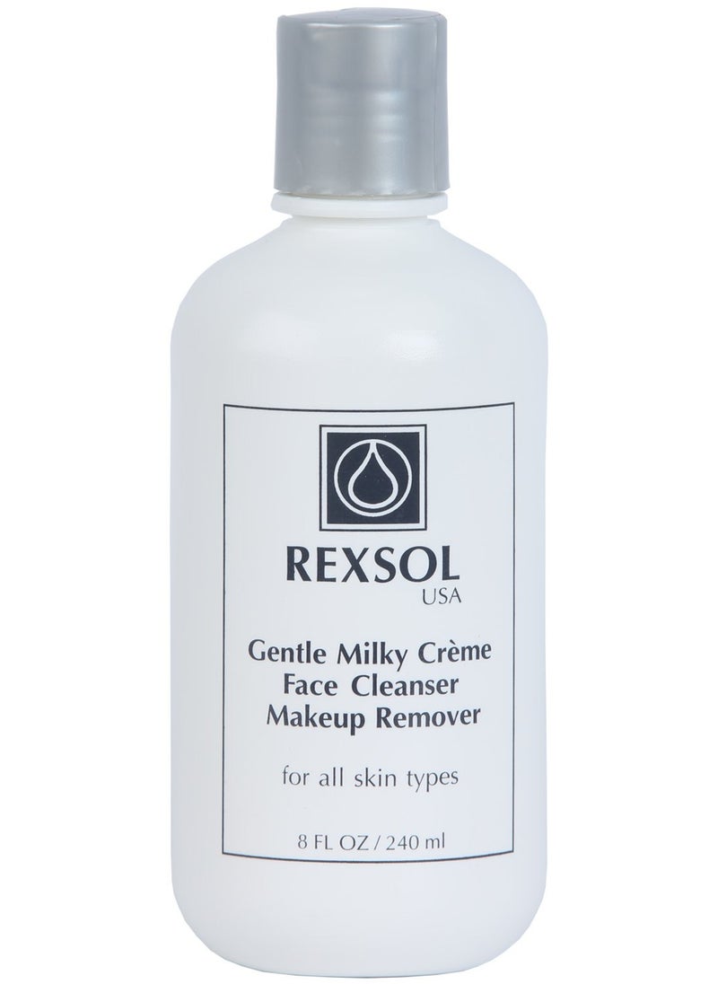 REXSOL Gentle Milky Crème Face Cleanser Makeup Remover (240 ml / 8 fl oz)