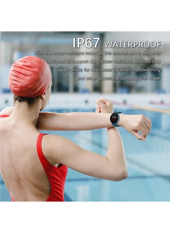 Smart Watch For Men And Women IP67 Waterproof Sports Watch Fitness Tracker And Heart Rate Sleep Monitor 1.28