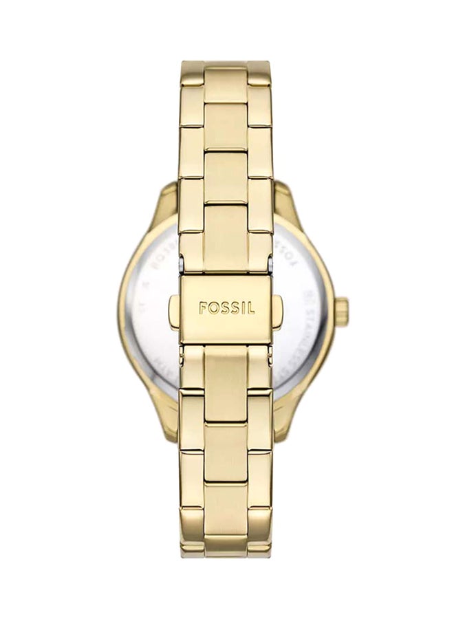 Women's Rye Three-Hand Gold-Tone Alloy Watch BQ3961 - 36mm