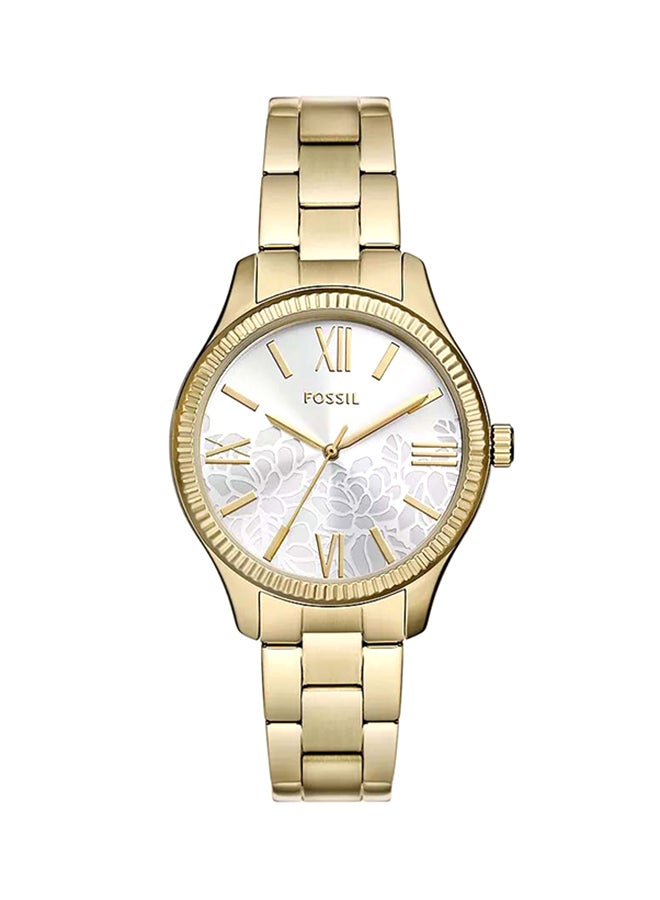 Women's Rye Three-Hand Gold-Tone Alloy Watch BQ3961 - 36mm