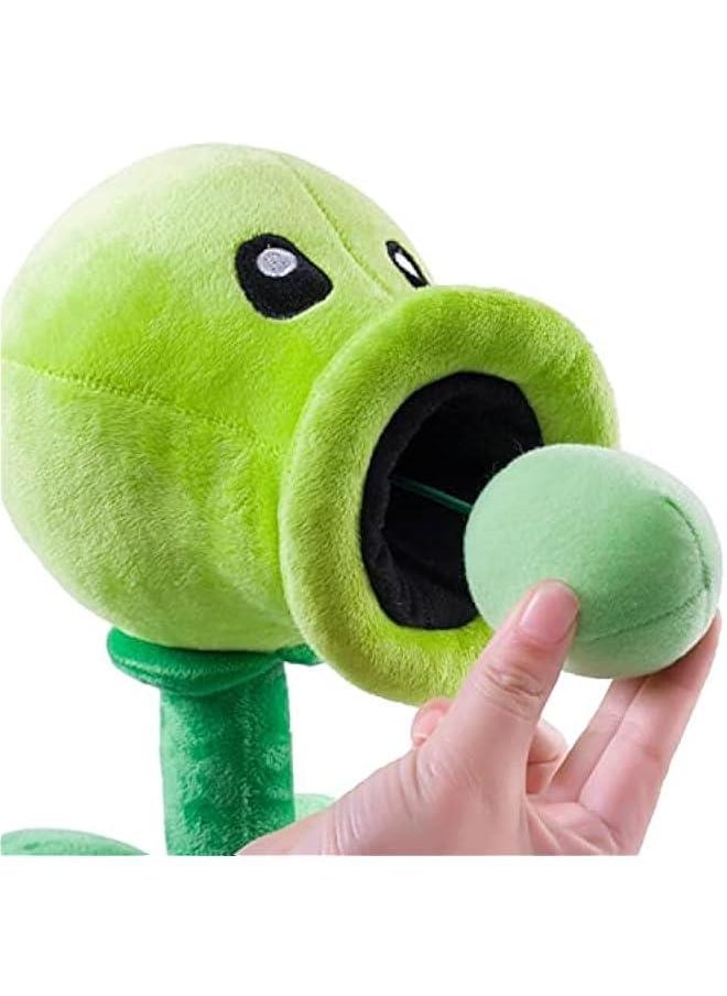 8 Plants and Peashooter Zombies Plush Toys PVZ 1 2 Stuffed Soft Doll Ball Pea Toy New