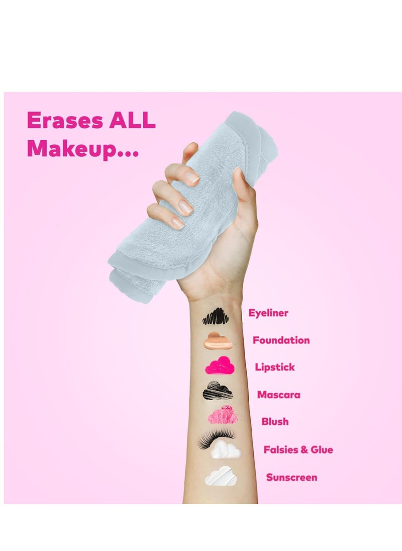The Original MakeUp Eraser PRO, Effortlessly Remove All Makeup Using Only Water, Including Waterproof Mascara, Eyeliner, Foundation, Lipstick, Sunscreen, and More! Cool Gray, 1ct.
