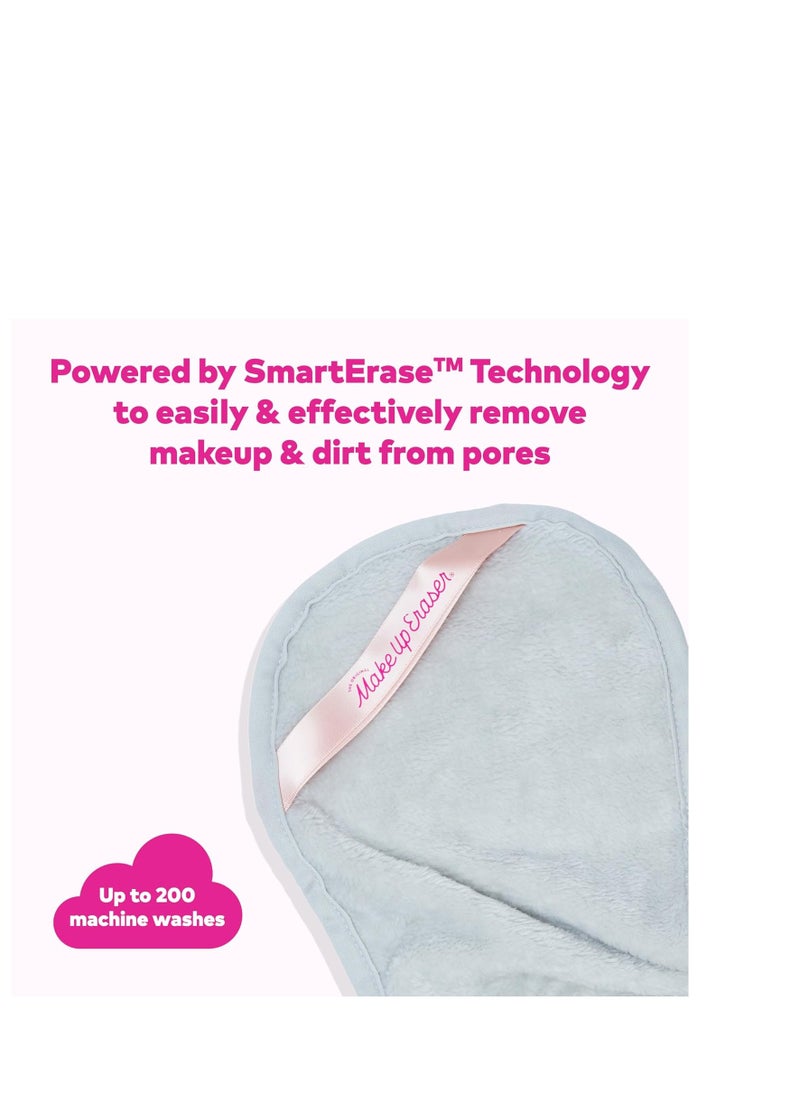 The Original MakeUp Eraser PRO, Effortlessly Remove All Makeup Using Only Water, Including Waterproof Mascara, Eyeliner, Foundation, Lipstick, Sunscreen, and More! Cool Gray, 1ct.