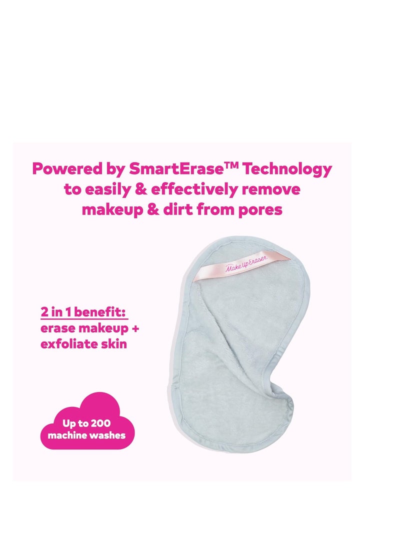 The Original MakeUp Eraser PRO, Effortlessly Remove All Makeup Using Only Water, Including Waterproof Mascara, Eyeliner, Foundation, Lipstick, Sunscreen, and More! Cool Gray, 1ct.