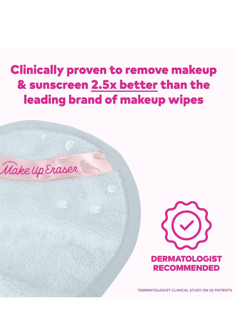 The Original MakeUp Eraser PRO, Effortlessly Remove All Makeup Using Only Water, Including Waterproof Mascara, Eyeliner, Foundation, Lipstick, Sunscreen, and More! Cool Gray, 1ct.