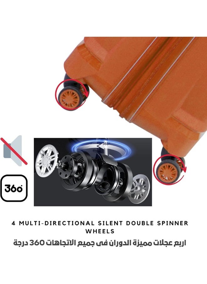 Unbreakable Luggage Set Of 4,Spinner Wheels