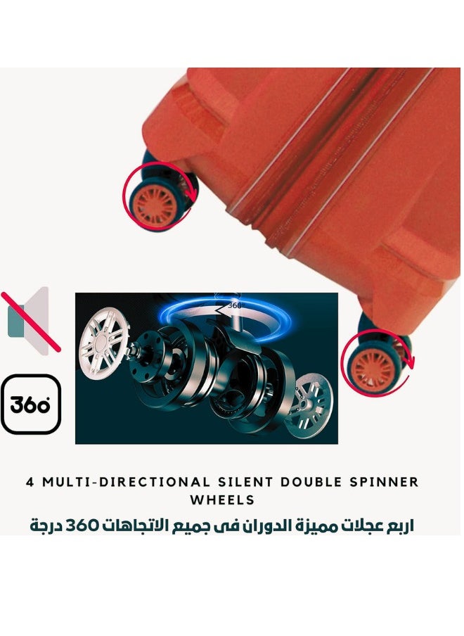 Unbreakable Luggage Set Of 4,Spinner wheels