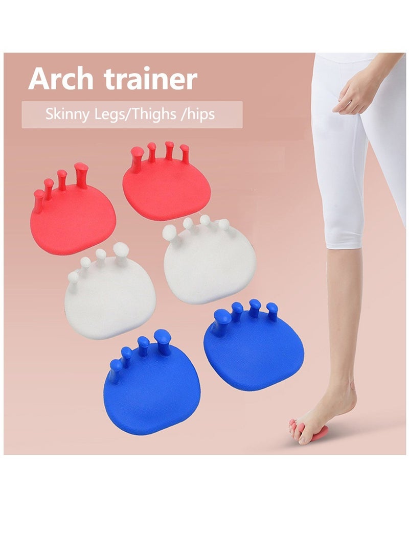 1 Pair Arch Foot Trainer Leg Toes Sole Correction Leg Muscle Exerciser Buttocks Muscle Portable Strength Training Unisex (Blue )