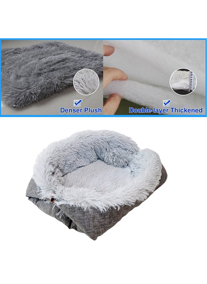 Cat Bed  Washable Cat Beds for Indoor Cats  Pet Bed Innovative Design  Safe Warming Comfortable Sleeping Surface Suitable for All Seasons Your Pet's Exclusive Comfortable Space