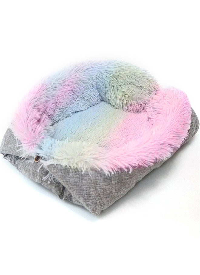 Cat Bed  Washable Cat Beds for Indoor Cats  Pet Bed Innovative Design  Safe Warming Comfortable Sleeping Surface Suitable for All Seasons Your Pet's Exclusive Comfortable Space