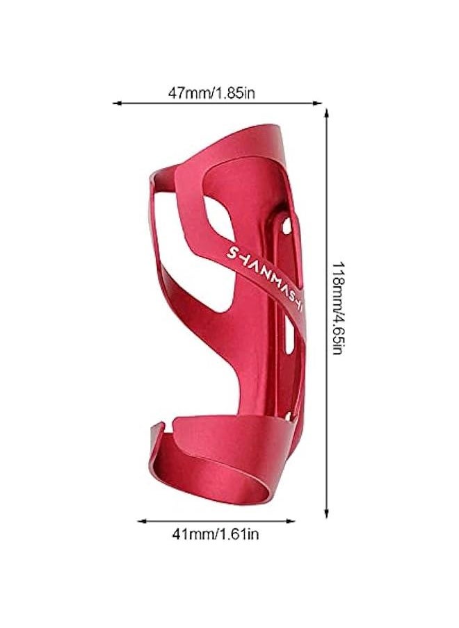 Bottle Holder | Aluminum Alloy Banana Cup Holder | Bike Motorcycle Mini Bottle Stand, Easy to Install Banana Holder, Banana Holder with 2 Screws, for Cycling, Red, WV4RKL557QMO77TQE2LK