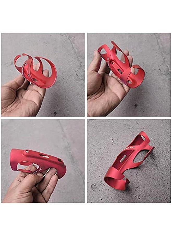 Bottle Holder | Aluminum Alloy Banana Cup Holder | Bike Motorcycle Mini Bottle Stand, Easy to Install Banana Holder, Banana Holder with 2 Screws, for Cycling, Red, WV4RKL557QMO77TQE2LK
