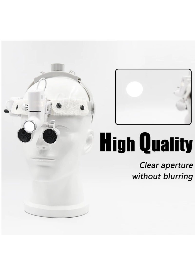 Dental Headlight 5W LED Lamp, High Quality Magnification 5W Focusing Headlight, With Medical ENT Loupe Binocular Magnifier 2.5X 3.5X Optical Surgical Type