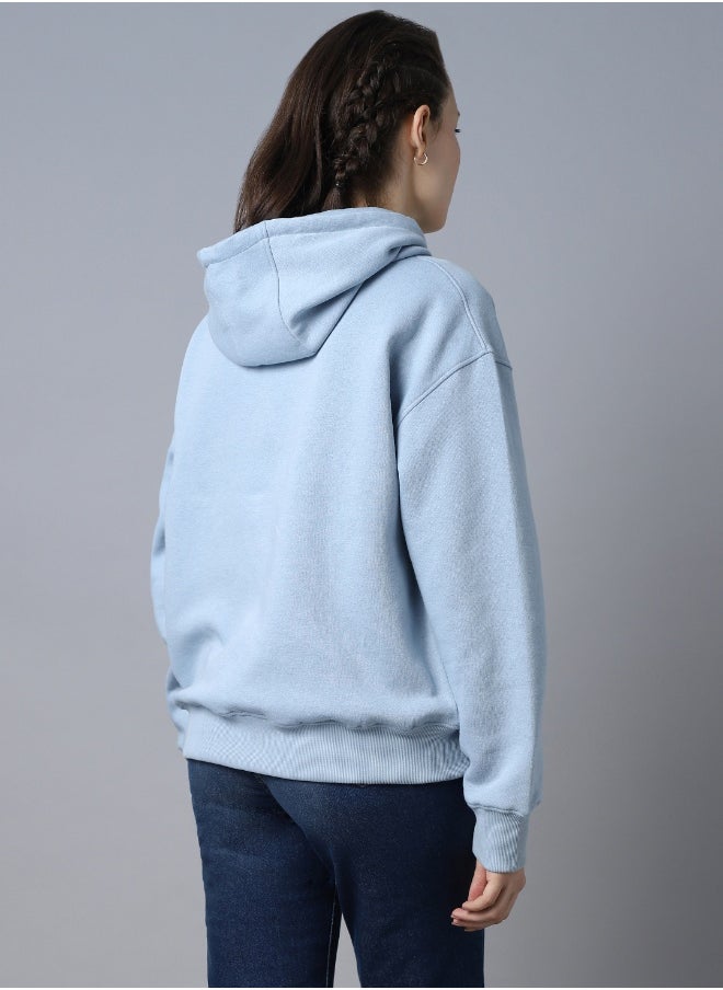 Women Blue Sweatshirt