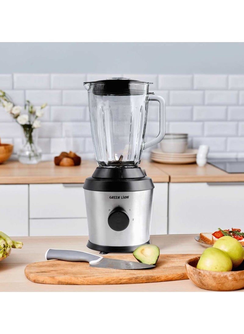 Green Lion Blend Pro Mixer Grinder 500W 1500mL - Silver