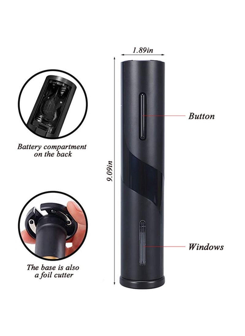 Automatic Cordless Bottle Opener Black Electric Wine Opener Gift for Everyone