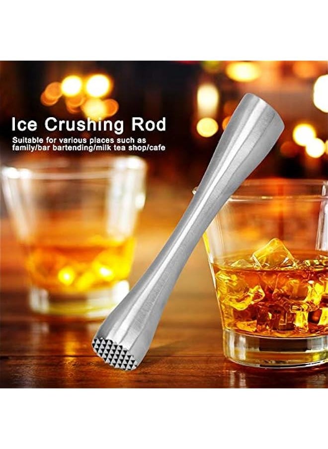 Ice Crushing Hammer, Stainless Steel Ice Mallet, Multi-Purpose Restaurant Use Bar Use for Ice