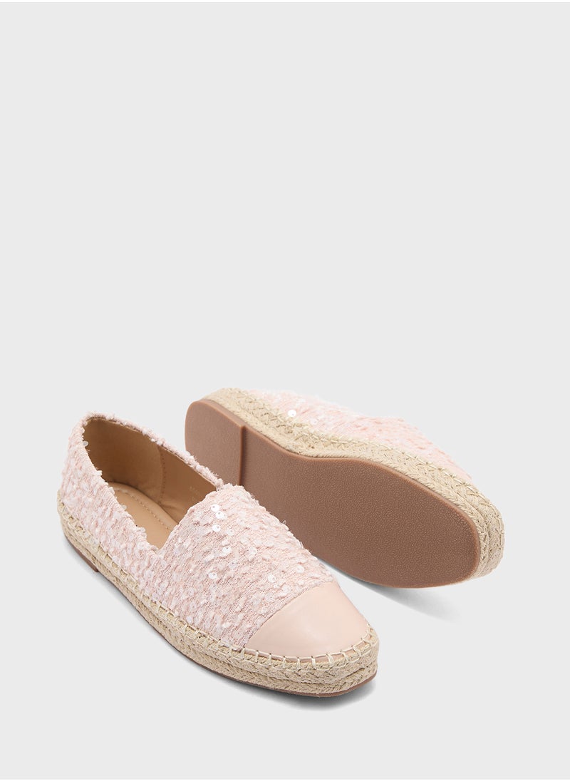 Sequined Espadrille