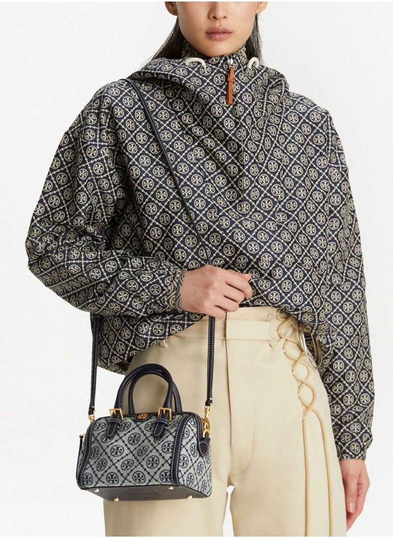 TORY BURCH T Monogram Mini Barrel Bag