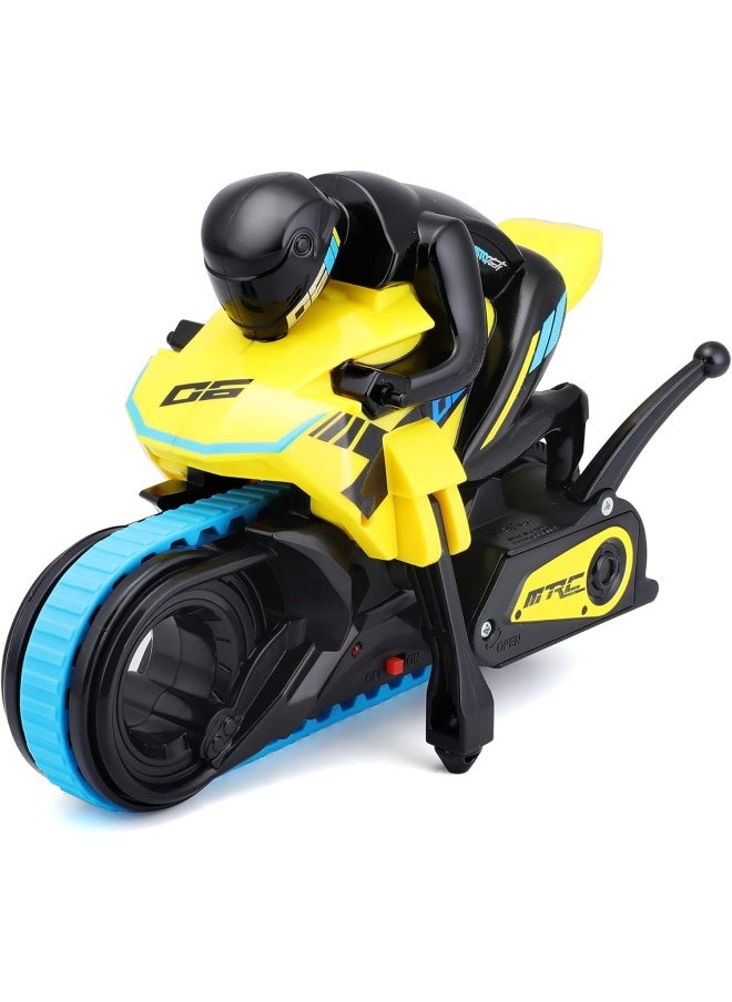 Maisto Cyklone Remote Control Motorcycle (17.8 cm, Yellow)