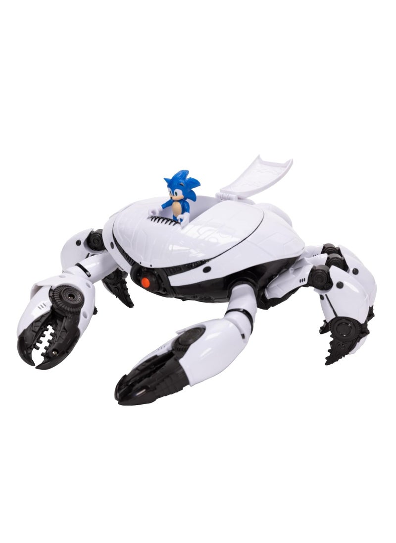 Sonic 3 Movie 2.5 Fig Crab Mech Battle Playset