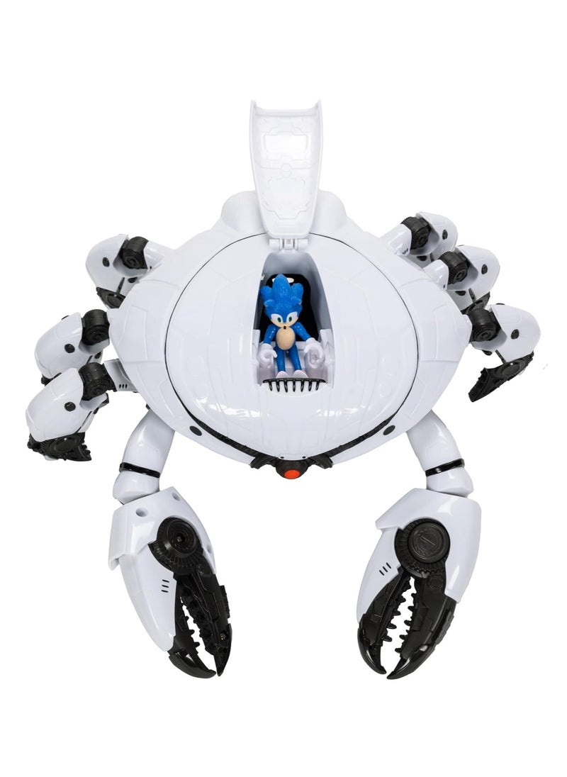 Sonic 3 Movie 2.5 Fig Crab Mech Battle Playset