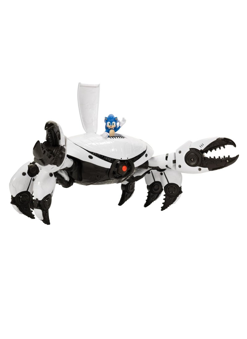Sonic 3 Movie 2.5 Fig Crab Mech Battle Playset