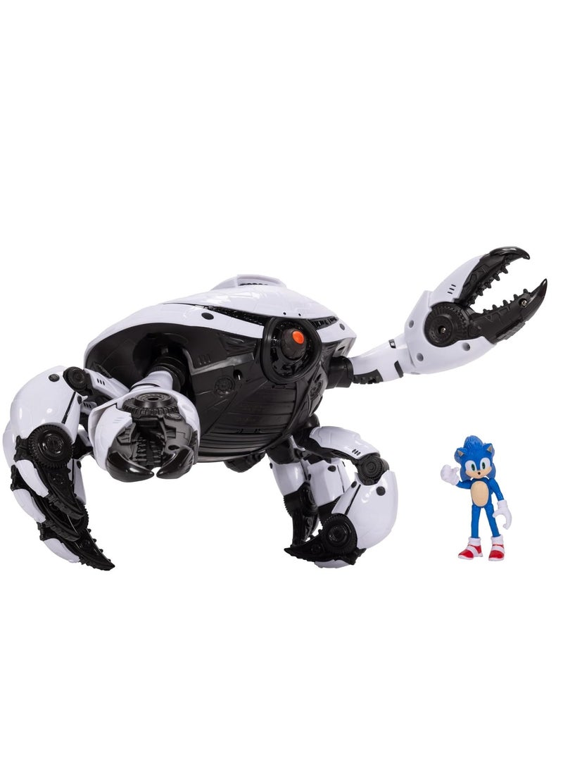 Sonic 3 Movie 2.5 Fig Crab Mech Battle Playset