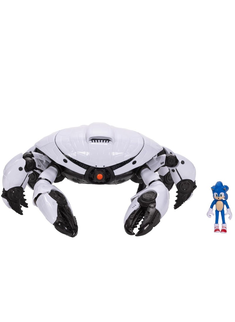 Sonic 3 Movie 2.5 Fig Crab Mech Battle Playset