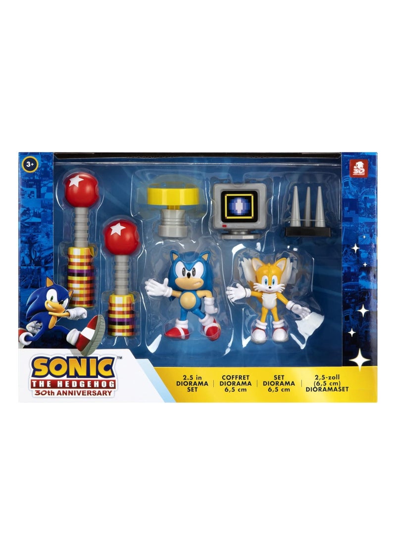 Sonic The Hedgehog 2.5-Inch Action Figure Diorama Set