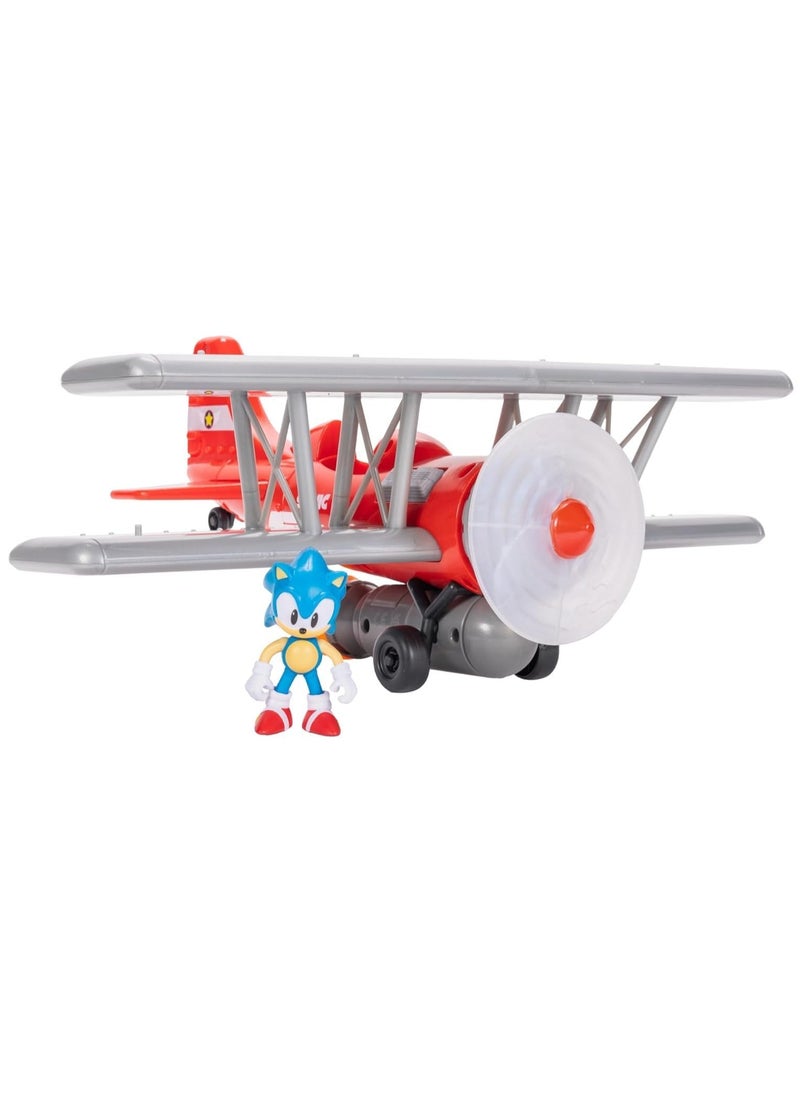 Sonic The Hedgehog Tornado Biplane Playset